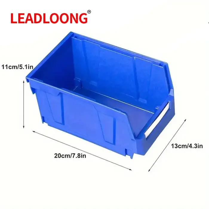 Bacs de rangement empilables en plastique, boîtes de rangement à vis, organisateur de rangement de p