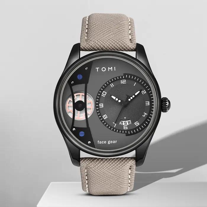 TOMI – coffret cadeau pour hommes, montre à Quartz d'affaires minimaliste, de luxe, polyvalente, Dou