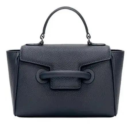 Sac à main en cuir marron rétro pour femme, sac bandoulière en cuir véritable, sac élégant pour le b