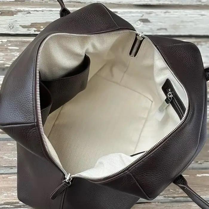 XHTY sac à bandoulière en cuir véritable sac sous les bras femmes doux grande capacité sac de Bowlin