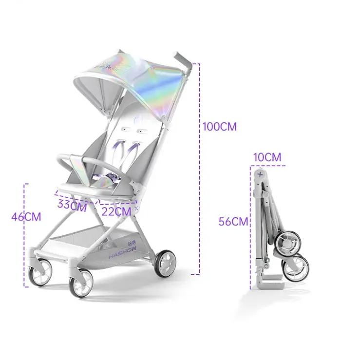 Poussette de poche pour bébé, peut s'asseoir et s'allonger, légère et peut être embarquée, poussette