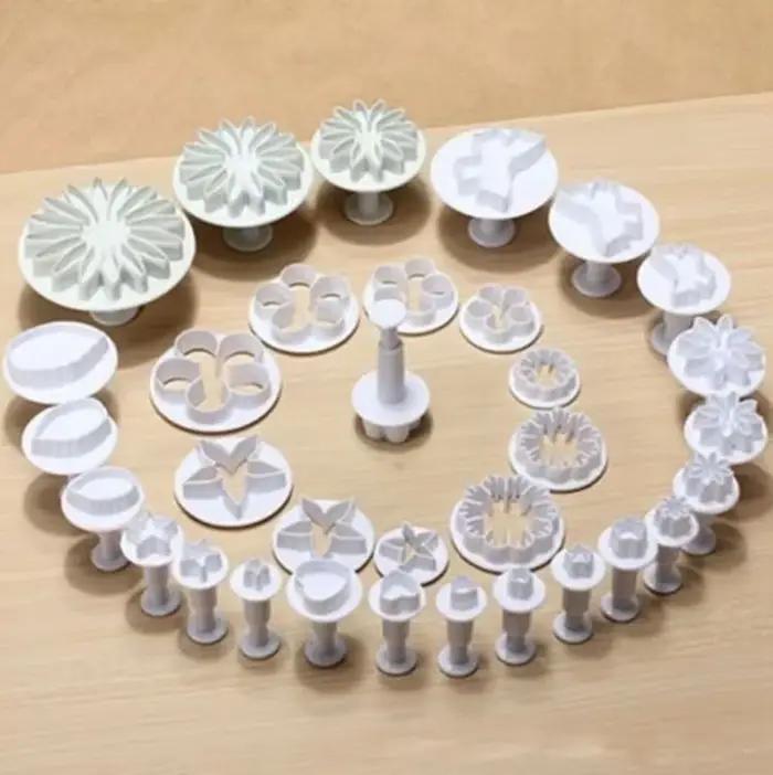 33 pièces/ensemble plongeur Fondant Cutter outils à gâteaux moules à biscuits moule à biscuits brico