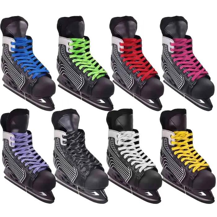Lacets de patins à glace UICE 84-120 pouces, double couche tressée, embouts cirés, lacets de hockey