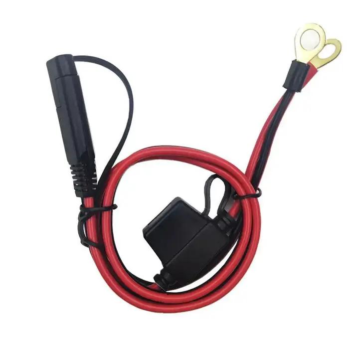 Câble SAE avec terminal à fusible, connecteur rapide, adaptateur d'extension de chargeur de batterie