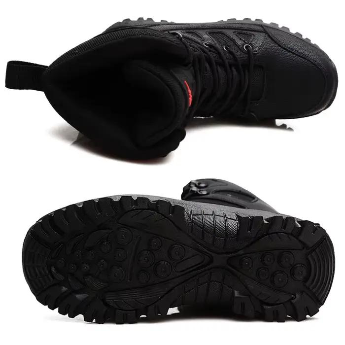 Bottes de randonnée femme haute qualité en cuir avec doublure polaire pour randonnée hivernale camping trekking montagne occasions spéciales