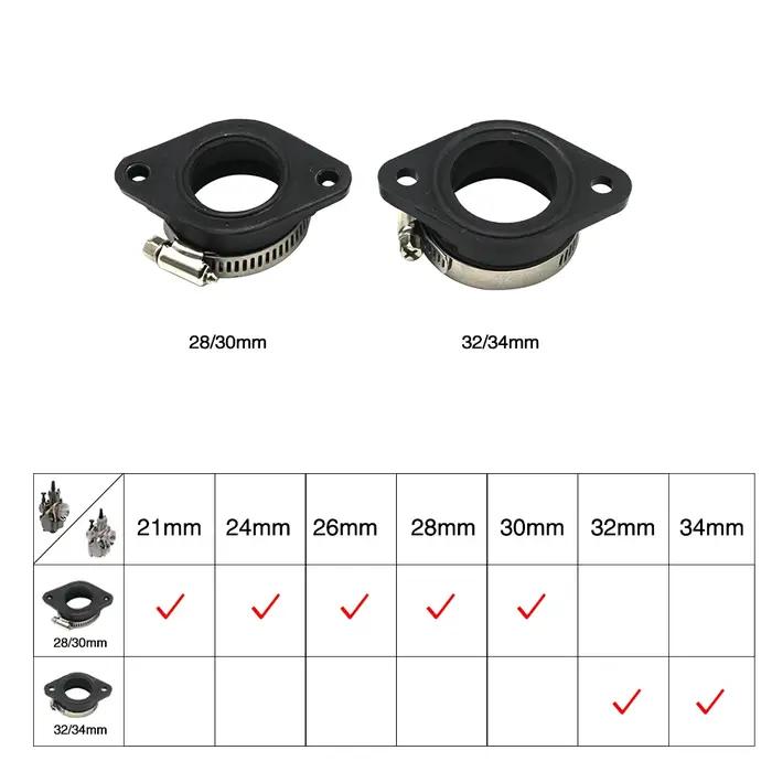 ZSDTRP adaptateur de carburateur de moto 28 30mm collecteur de démarrage pour PWK PE TM carburateur