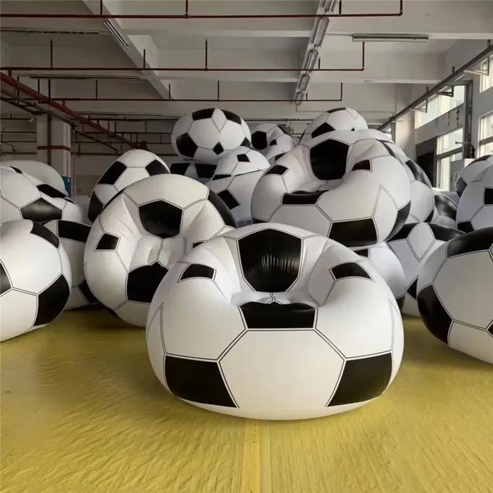 Canapé de Football gonflable, ballon de Football, chaise longue à Air, pouf de basket-ball, mobilier