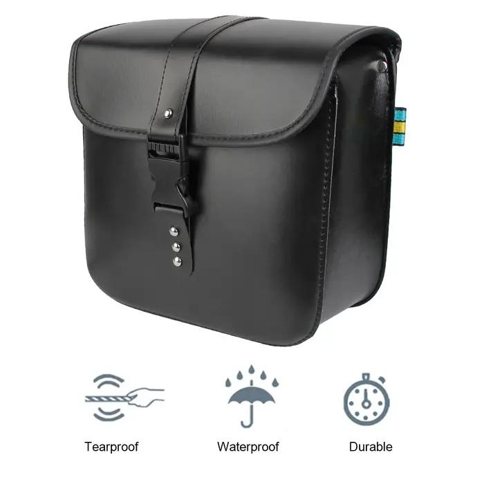 Sacs de selle de moto rétro, pochette mallette de rangement, valise de réservoir de bagages latéraux