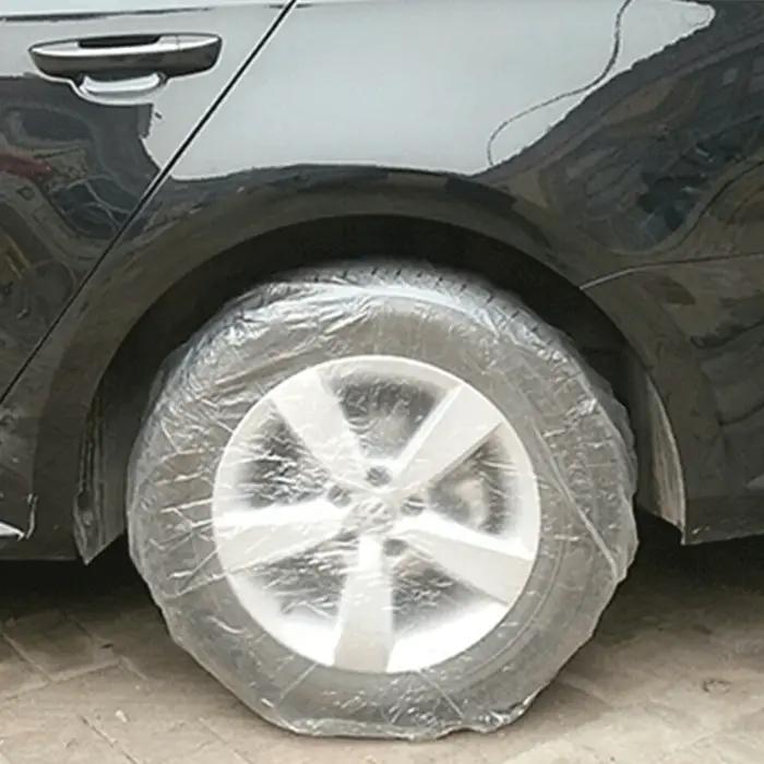 Juste anti-poussière pour roues de voiture, protection de roue automatique, poudre de poulet, housse
