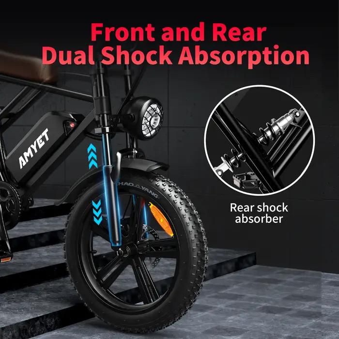 AMYET V9-G60 Adultes Vélo Électrique 1000W Moteur Vélo 48V 20AH 20 "opathie Ebike Électrique E Vélos