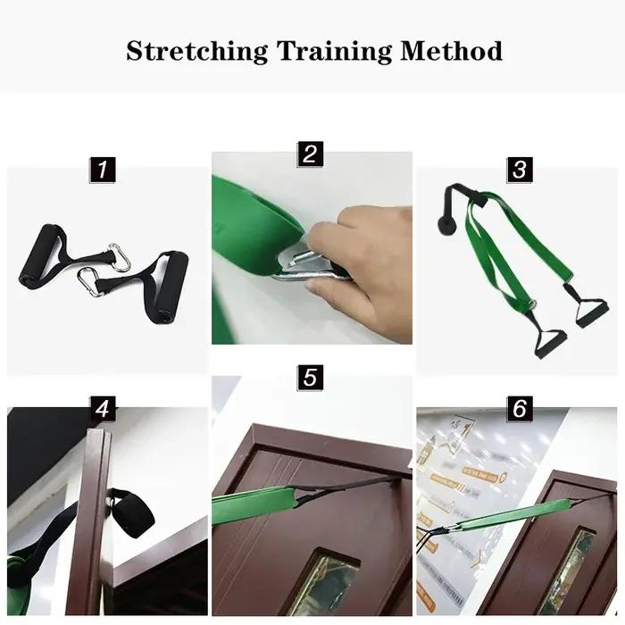 Ceinture élastique de fitness en caoutchouc pour hommes et femmes, aide à la traction et stabilisation, accessoire pour Pilates et exercices de résistance