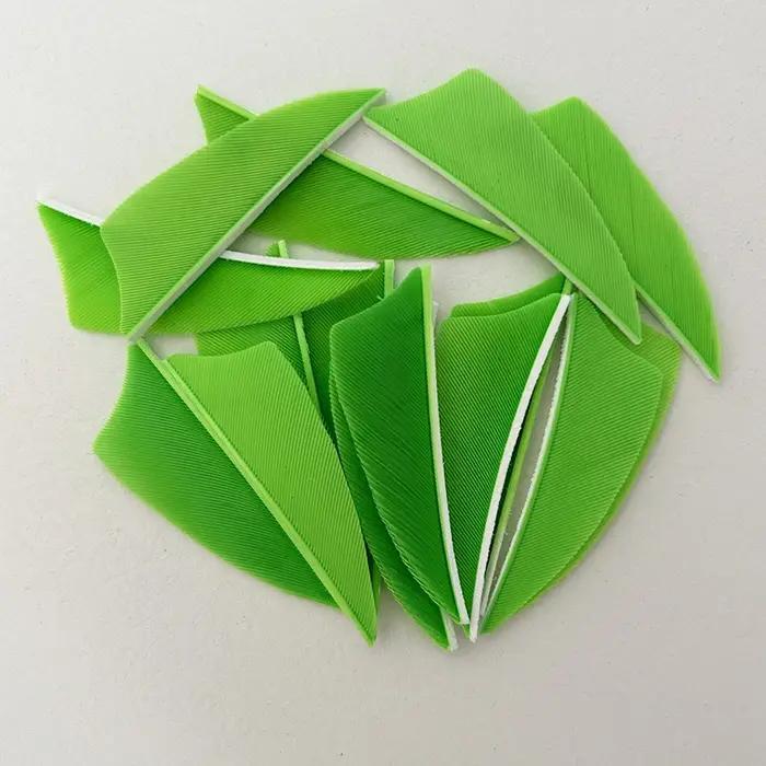 50 pièces de plumes de dinde IBOUNFOX de 2 pouces pour l'ajustement des flèches de tir à l'arc, aile