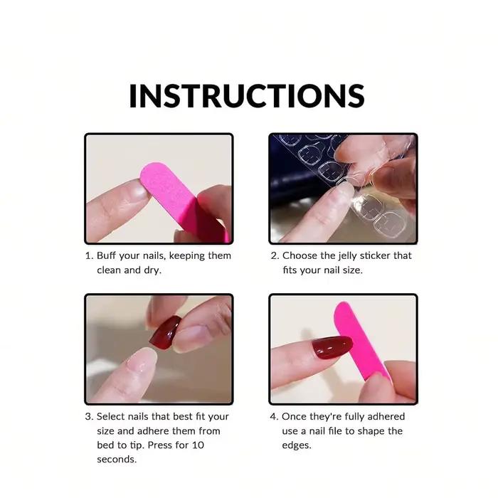 Faux ongles français simples rouge vin, style de luxe léger européen et américain, amélioration des