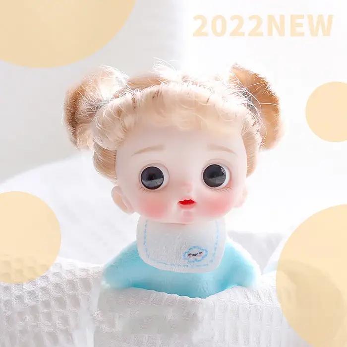 Mini jouets de poche pour filles, vêtements de poupée, bébé mignon souriant, maquillage du corps, po