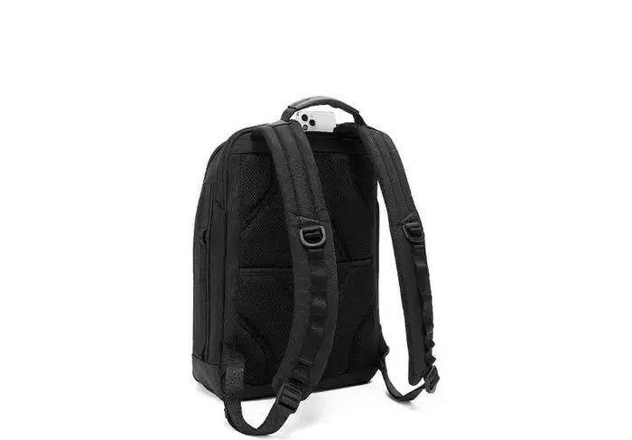 Sac à dos pour homme, pour les déplacements professionnels, en nylon balistique, noir pur, imperméab