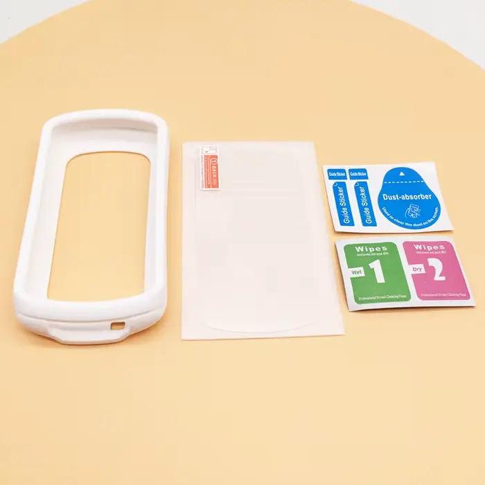 Coque Garmin Edge 1040 avec Film en verre trempé, nouvelle coque en silicone et protecteur d'écran p