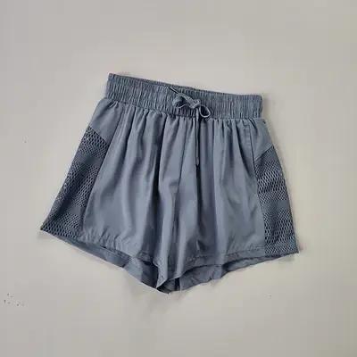 Short Yoga Femme Taille Haute 2 en 1 - Fitness Entraînement Séchage Rapide