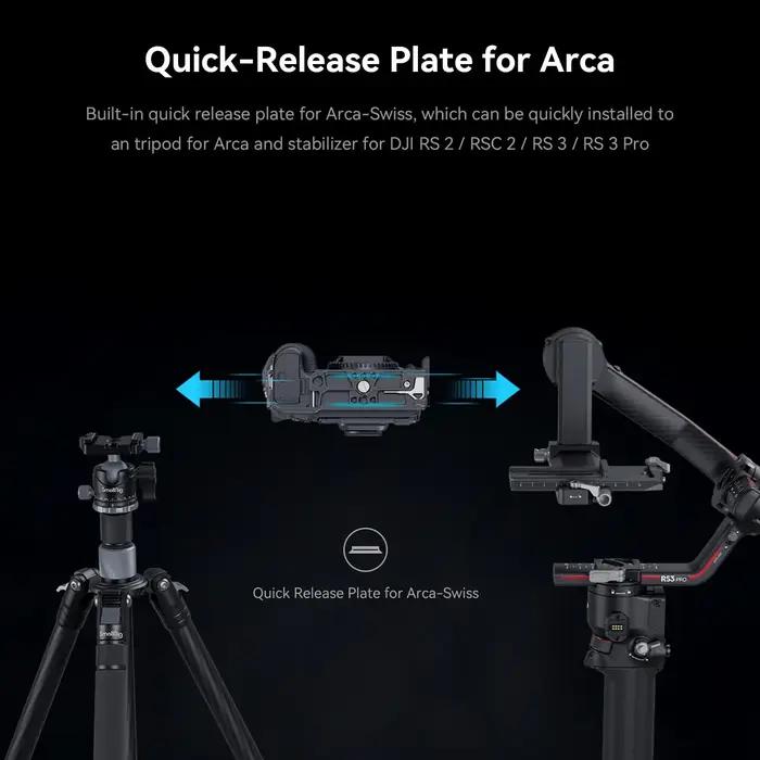 SmallRig-Appareil photo pour Nikon Z 8 avec plaque de dégagement rapide, Arca-Swiss, Bird Shooting,