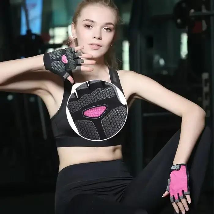 Professionnel salle de sport Fitness respirant anti-dérapant femmes hommes demi doigt été pêche cycl