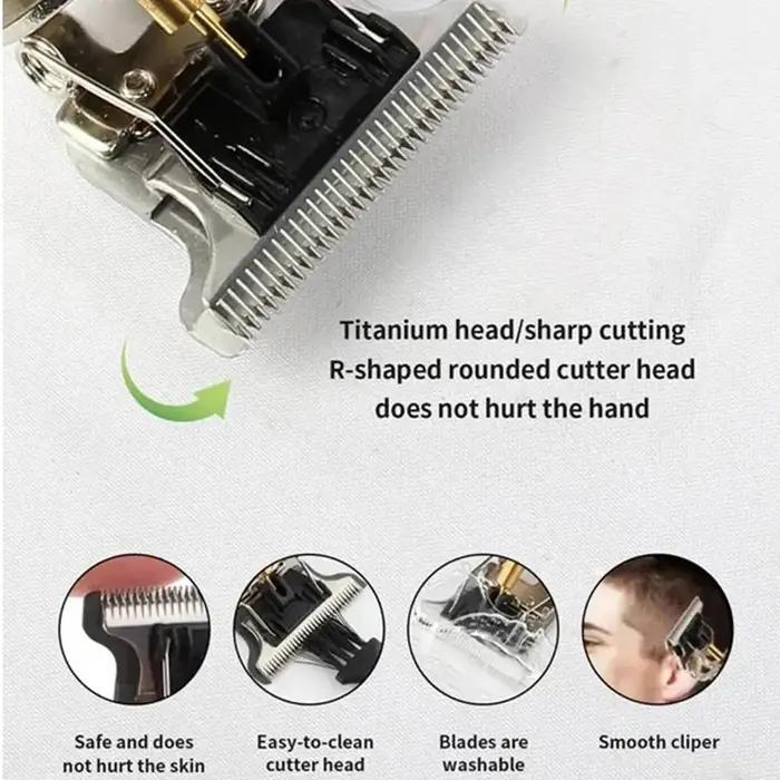T9 Vintage barbe rasoir électrique Machine de coupe de cheveux voyage sans fil rasoir tondeuse USB c