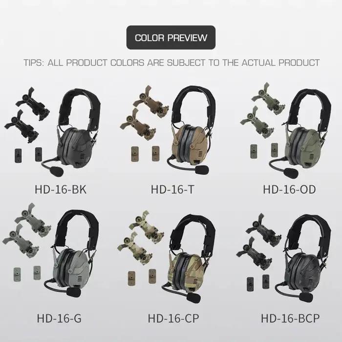 Casque DulBluetooth à réduction de bruit pour coque de noyau OPS et casque de M-LOK Wendy chasse tir