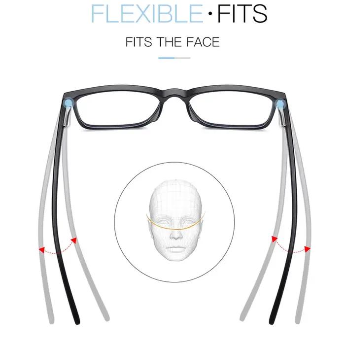 VIVIBEE – lunettes carrées classiques pour hommes, bloquant la lumière bleue, pour jeux sur écran, T