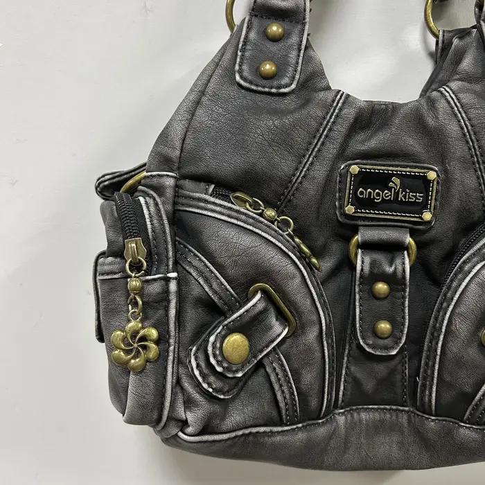 Sacs à main pour femmes, petit sac à bandoulière, fourre-tout souple, sacoche à la mode multi-poches