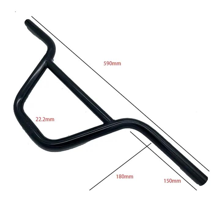 TAOZIK – guidon de BMX en acier au carbone, 22.2mm, barre de poignée papillon, 590