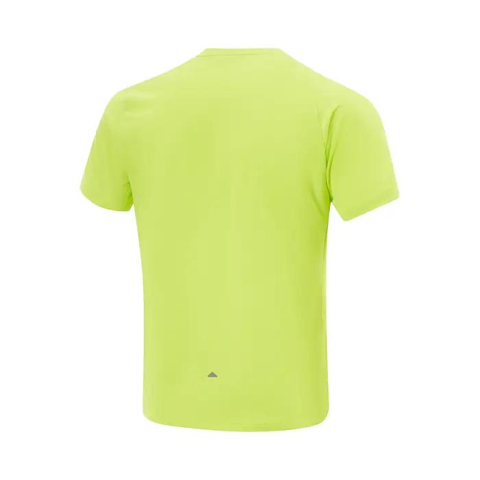 Li-Ning T-shirt de course pour hommes AT AIR 100% polyester, coupe 3D, respirant, t-shirt de sport p