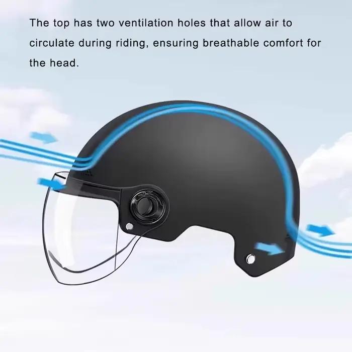 Casque de moto rétro Scooter Vintage ultraléger pour hommes femmes cyclisme VTT vélo moto protection sécurité style unique