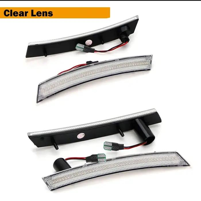 IJDM – feu de position latéral entièrement LED ambre/rouge, pour MINI Cooper R50 R52 R53, alimenté p