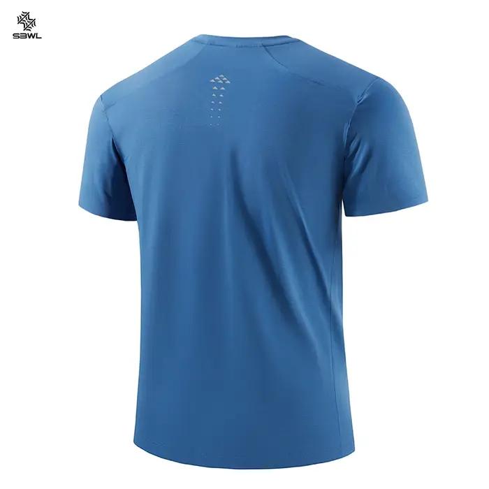 SBWL-T-shirt de randonnée en plein air pour homme, t-shirts de course à pied, perte de poids, fitnes