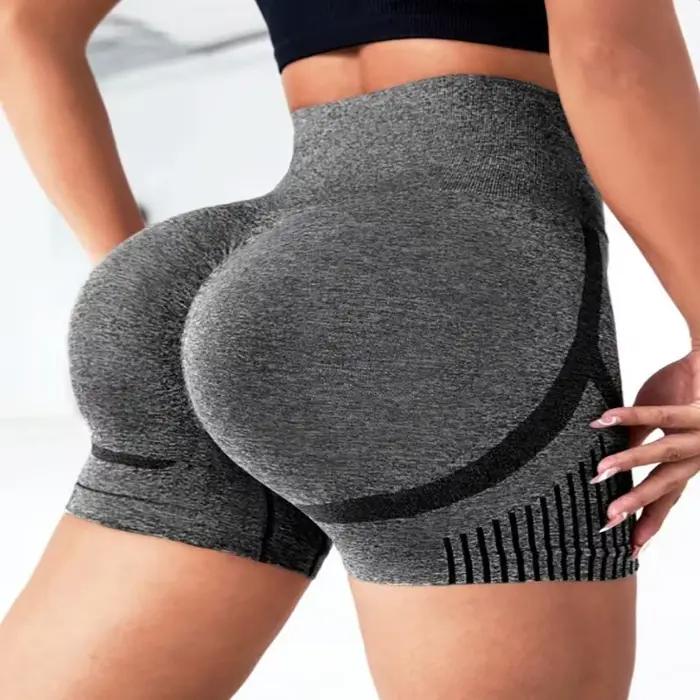 Shorts de yoga pour femmes sans couture haute élasticité séchage rapide pour activités sportives et détente