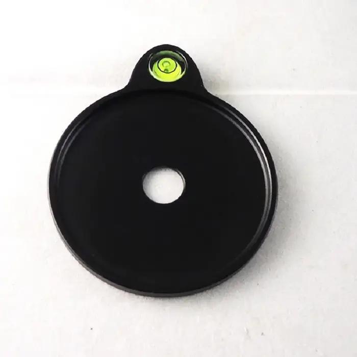 FITTEST-Plaque de descente de niveau à bulle pour trépied, haute précision, 50, 60, 76mm