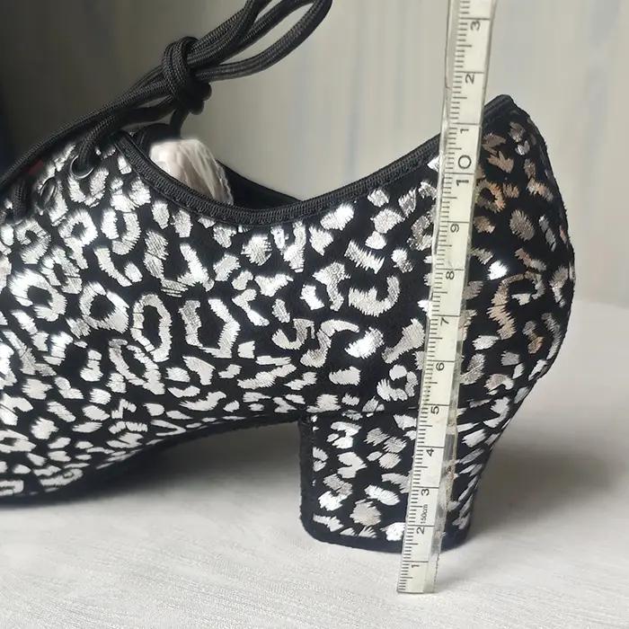 Chaussures de danse latine pour femmes talons professionnels bout fermé danse de salon compétitions cours soirées privées