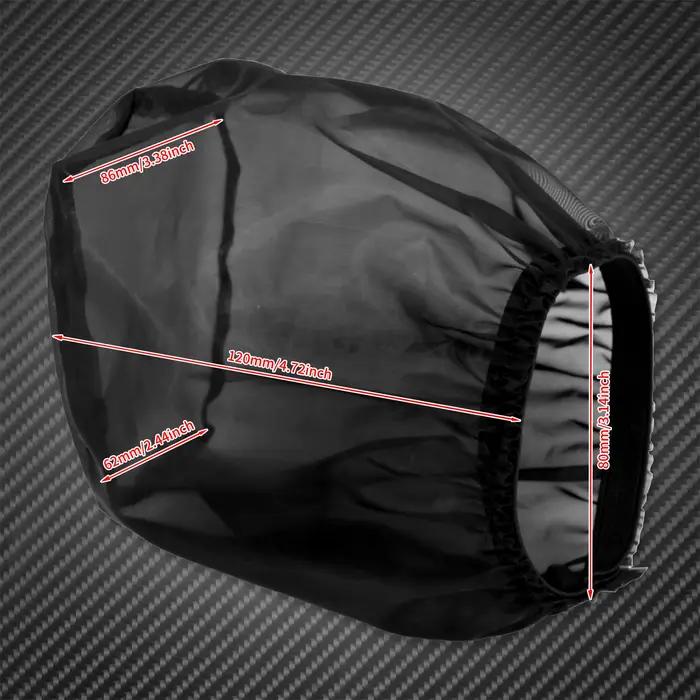 Filtre de filtre à Air pour moto, chaussette de pluie, couverture noire étanche pour Harley Touring