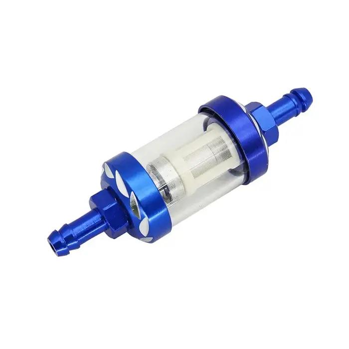 Filtre à essence en verre en alliage d'aluminium CNC, D343 Pit Bike, CRF70, 90, 125, TTR100, 140, KL