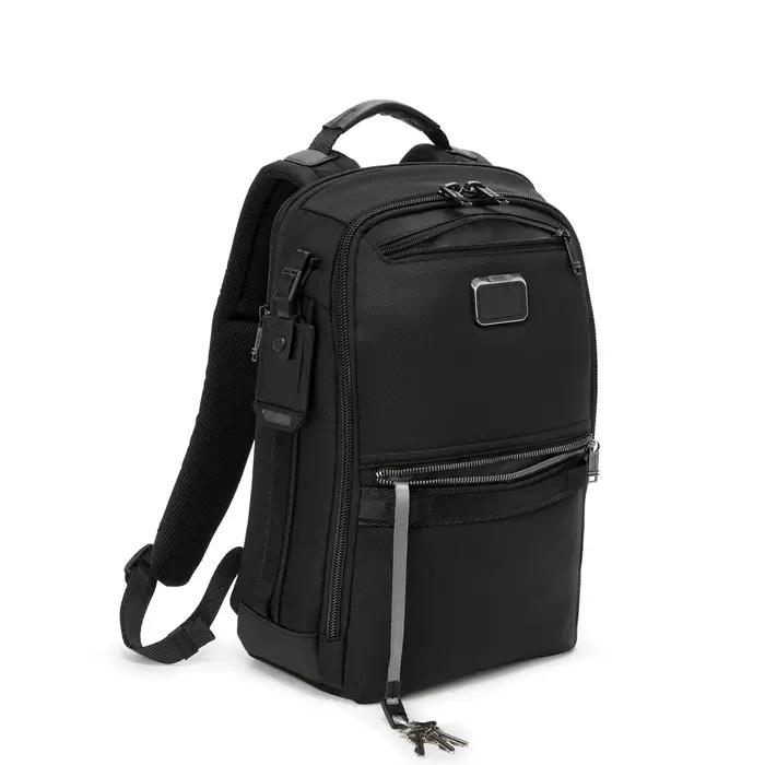 Sac à dos pour homme, pour les déplacements professionnels, en nylon balistique, noir pur, imperméab