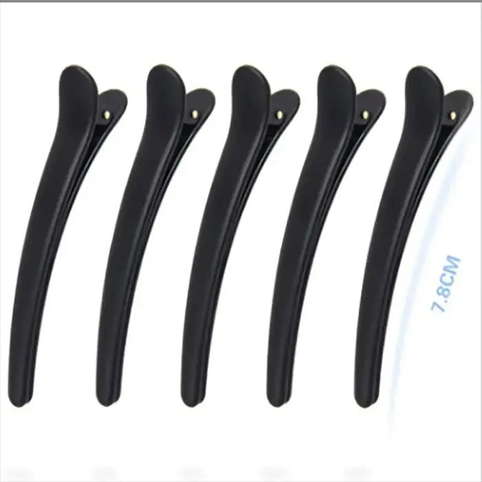 10 pièces/ensemble pince à bord en plastique épingle à cheveux accessoires grande taille 8CM pince à