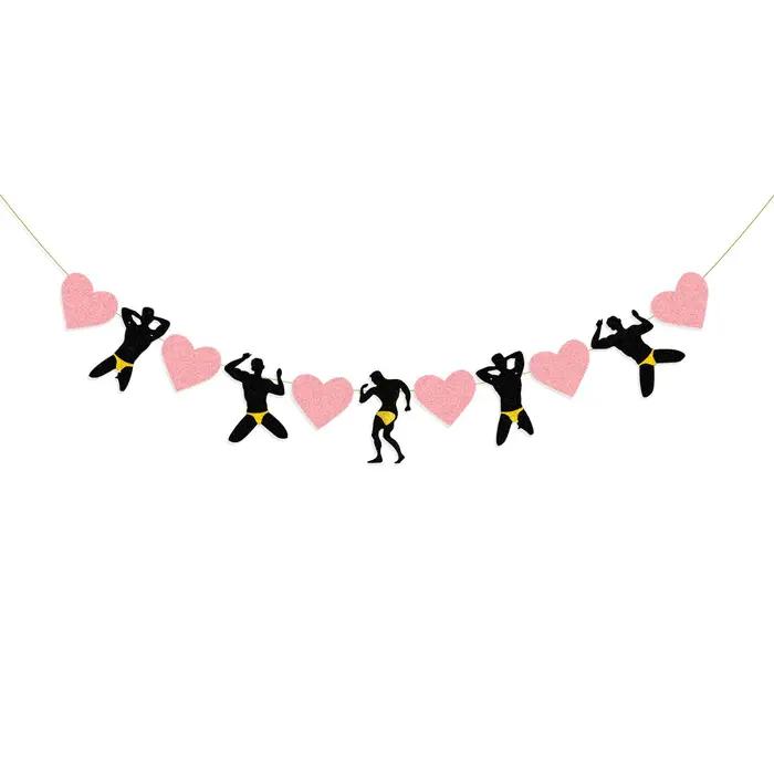 Fournitures de décoration pour fête de mariage, or Rose, oui, pénis pour toujours, poule, enterremen