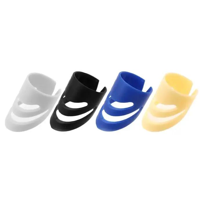 LEUKULELE-Lot de 4 protège-doigts en plastique, accessoire de manucure, pour doigts, pouce, ongles,