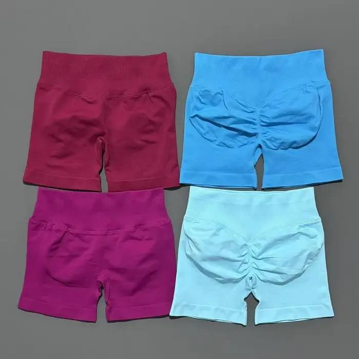 Short de sport pour femmes, short de Yoga taille haute, à la mode et Sexy, pantalon de course, de Fi