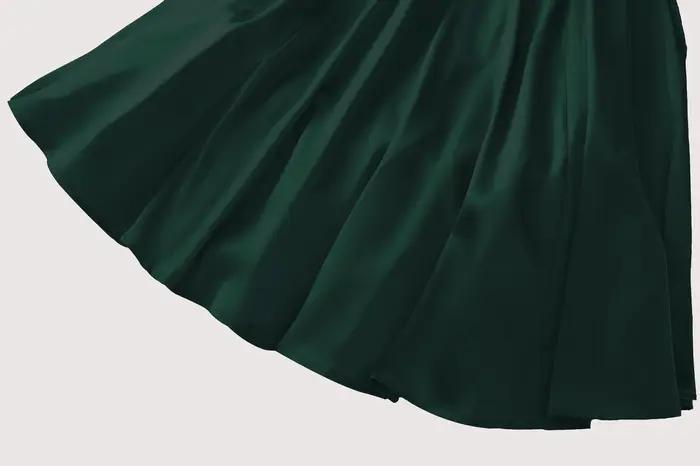 Suninheart été robes de soirée d'invité de mariage femmes vert imprimé fleuri robe Sexy haute fente