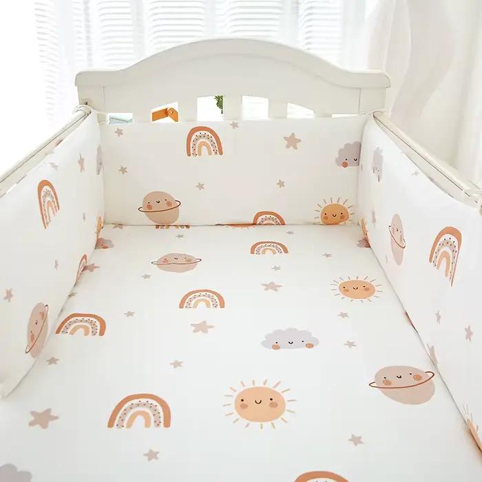 Rail de protection pour berceau de bébé, rembourrage doux, doublure de pare-chocs pour berceau de bé