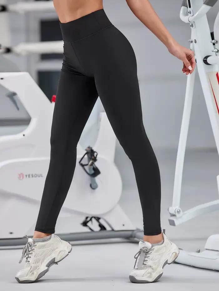 Leggings fitness femme taille haute push-up - Collants yoga running gym sensation nu