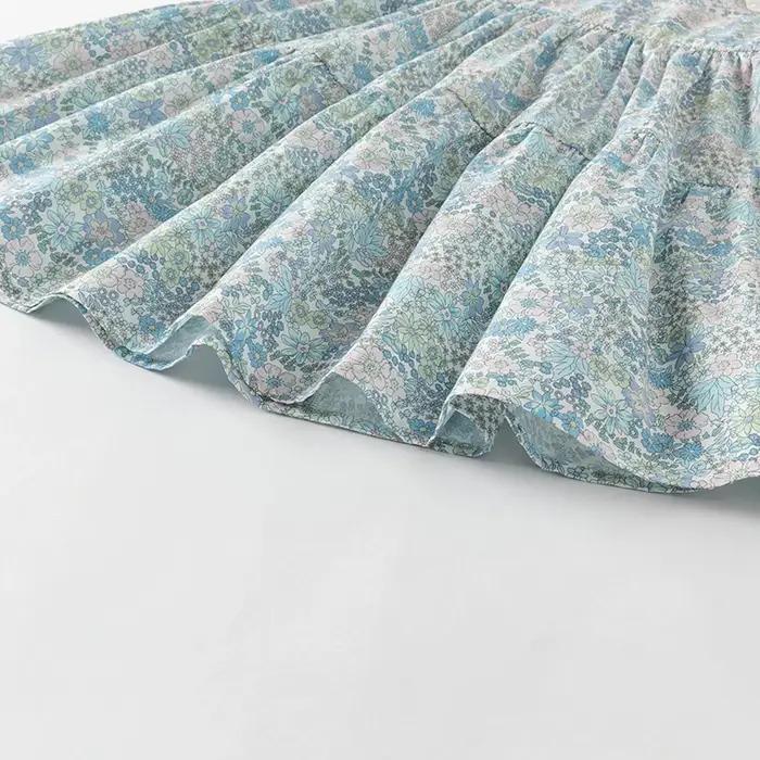 Dave Bella robe d'été pour enfants nouveau doux doux mignon filles bébé coton robe de princesse impr