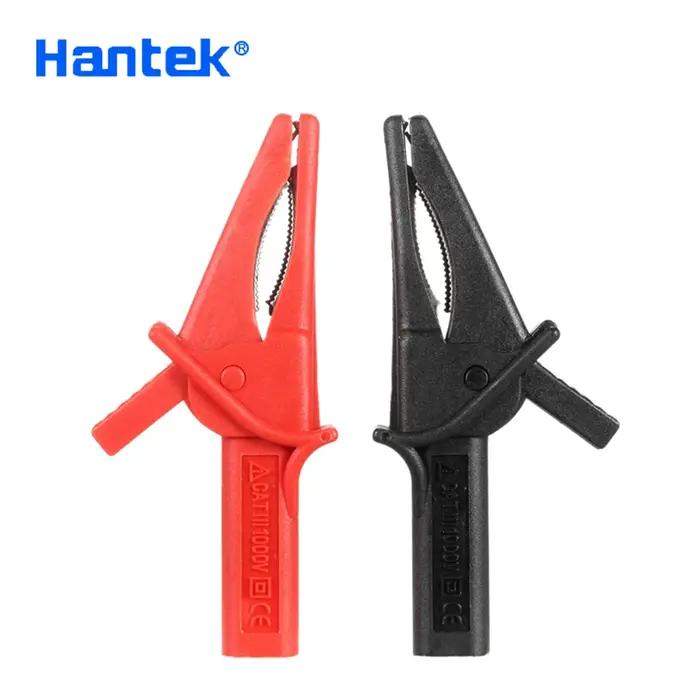 Hantek-Pince crocodile électrique DolDave HT18A, 4mm, pour oscilloscope numérique USB, accessoires d