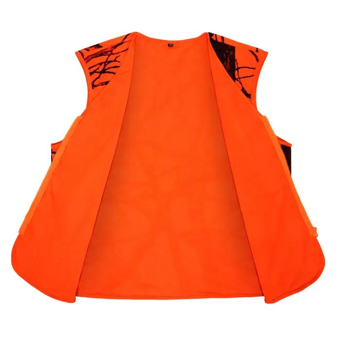 Gilet de chasse Orange à séchage rapide pour hommes, grande taille, pour adultes, voyage en plein ai