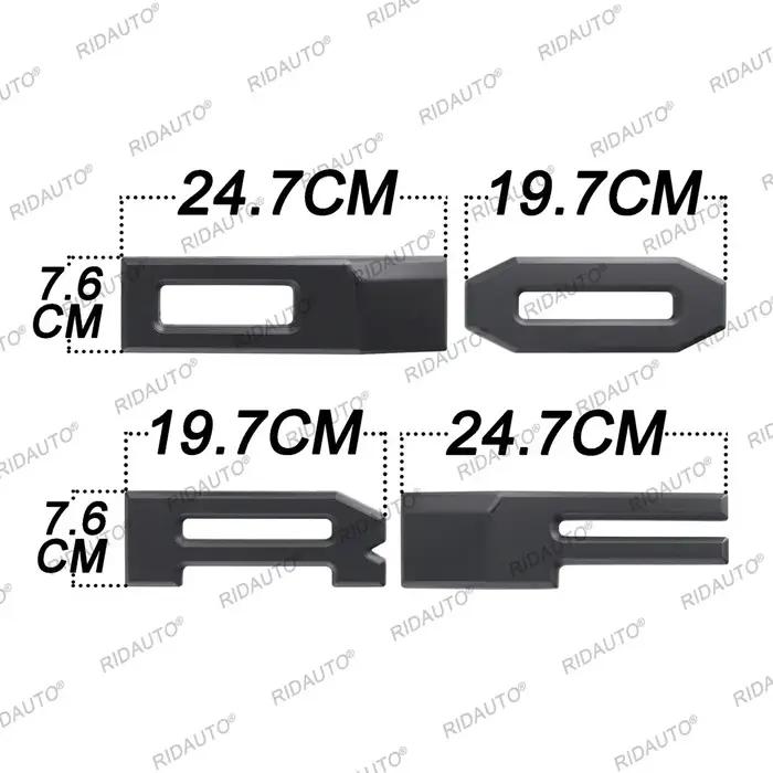 Quatre lettres pour calandre en maille modifiée de RANGER 2015-2018 T7 PX2 MK2 XL XL+