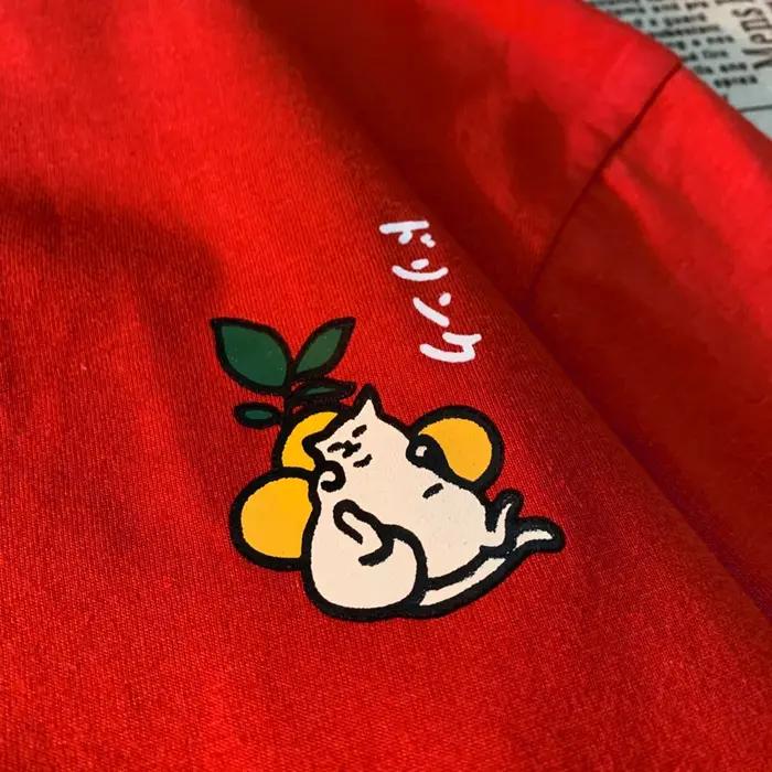 Mignon chat japonais imprimé surdimensionné T-shirt femmes hommes à manches courtes ample T-shirt dé